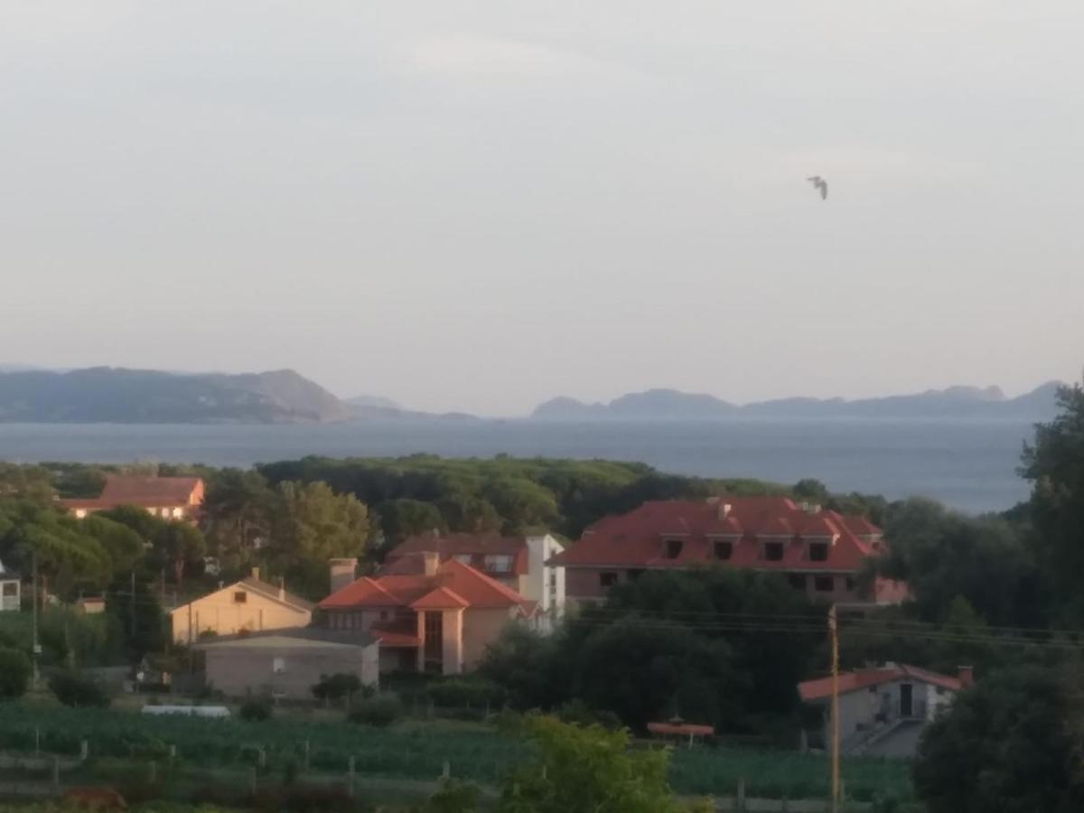 Chalet Con Vista A Las Islas Cies Sanxenxo Exterior foto
